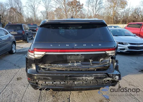 2021 Lincoln Aviator Reserve из США, поврежденный, VIN 5LM5J7XCXMGL02039